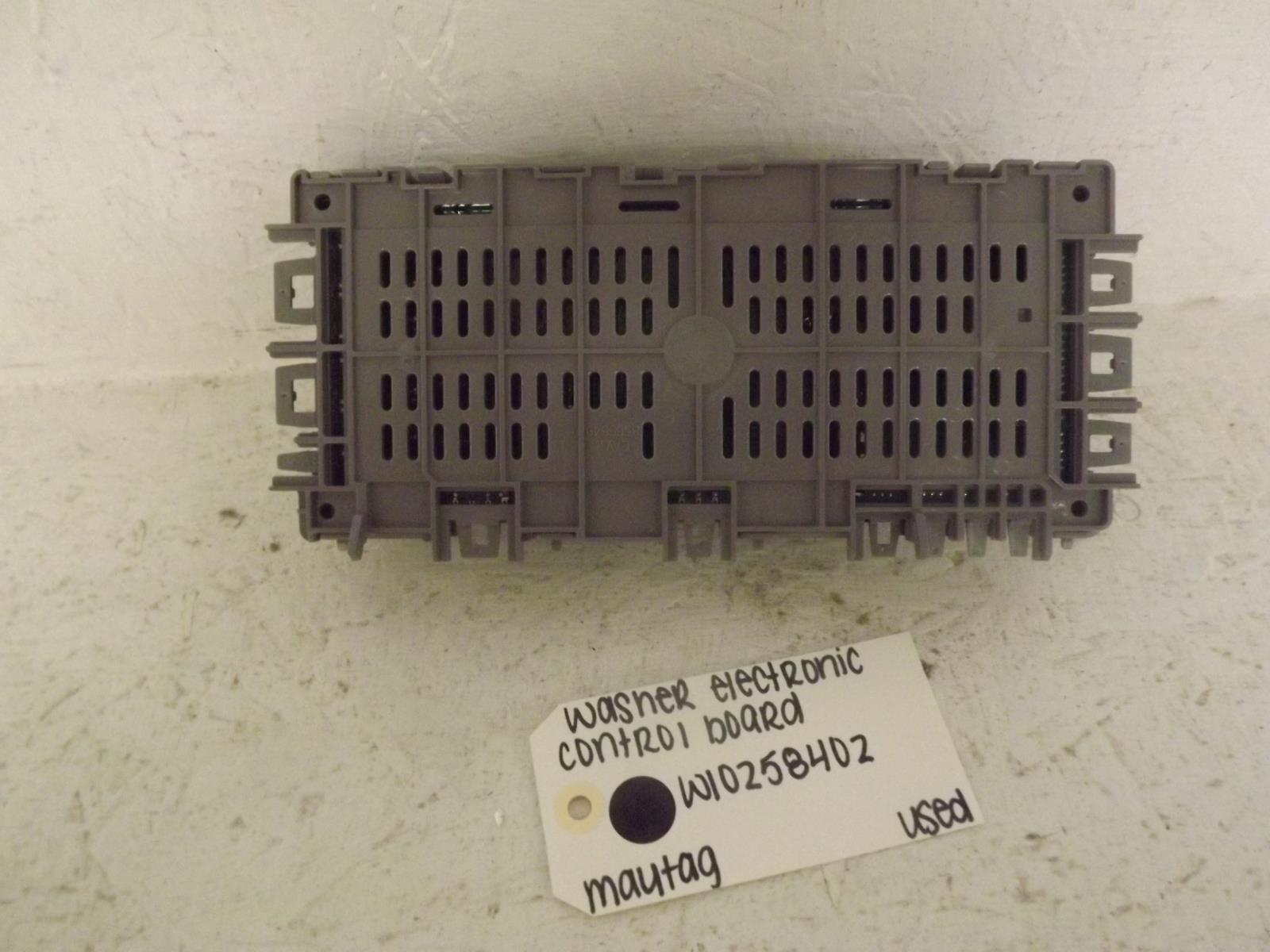 Maytag Washer W10258402 Electronic Control Board Used Maytag Washer W10258402 Electronic Control Board Used